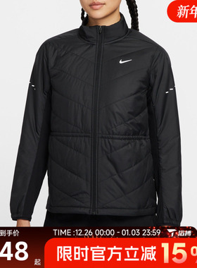 NIKE耐克女子SWIFT TF FILL JKT保暖运动休闲棉服外套HV2745-010