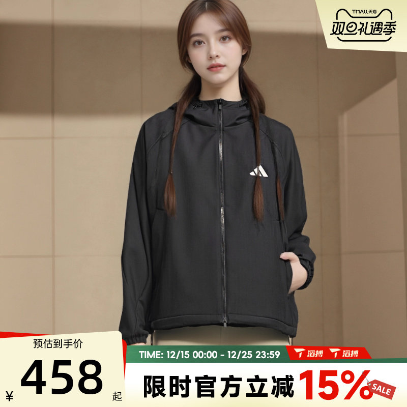 滔搏adidas阿迪达斯女子MS SOFTSHELL JK运动健身夹克外套KC0054