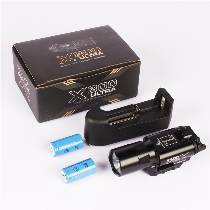 平价战术手电X300U枪灯镭射下挂手电筒G17