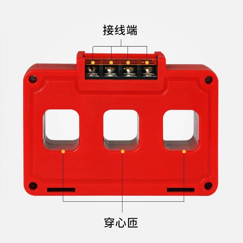 CT5-250/5A电流电表电压380V互感器小型三相交流配电箱电流表一体