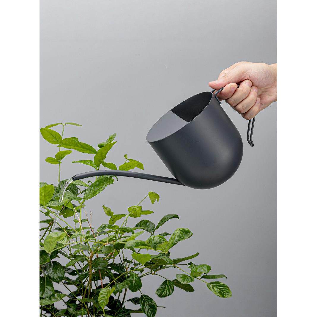 DE国原单！不锈钢浇水壶浇花家用园艺长嘴小型淋花器800/1500ml