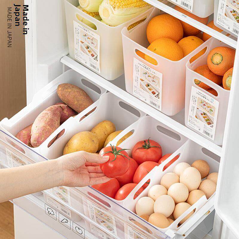日本进口软质冰箱蔬菜收纳篮水果保鲜盒食品级专用整理储物筐