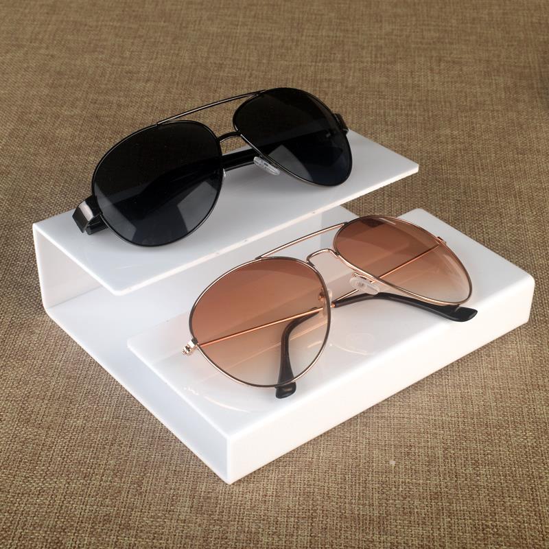 压克力阶梯形眼镜展示架太阳眼镜太阳眼镜饰品多层陈列道具眼镜店