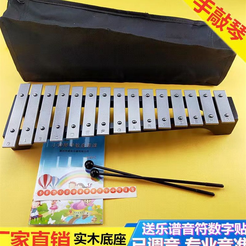15音琴小学生铝n板琴音乐教具木琴金属琴儿童玩具打击乐器