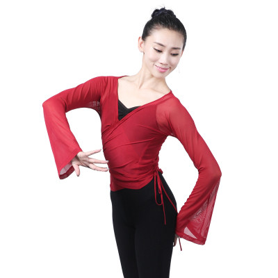 新品古典舞蹈练功服练功s衣身韵服装舞蹈弹力衣芭蕾古典舞练习纱