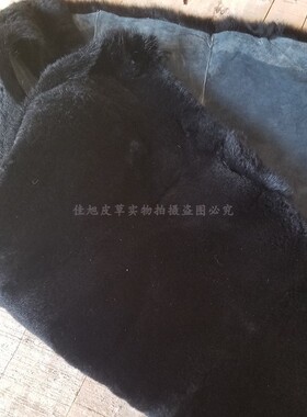 獭兔褥子毯子兔皮整张服装内胆面料布料沙发汽车坐V垫獭兔整皮面