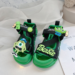 男童凉鞋2023i年新款男生夏款包头运动沙滩鞋夏日男款夏季儿童鞋