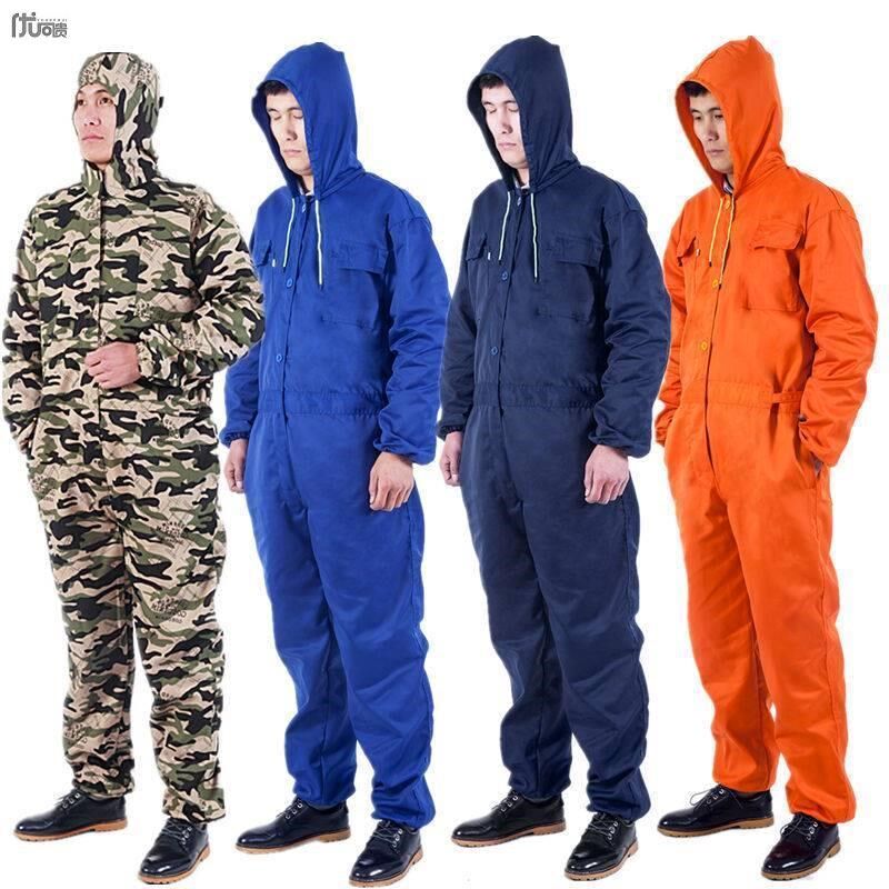 防尘服连体带帽工作服打磨透气防岩棉防玻璃O纤维防护服长款喷涂