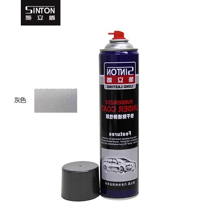 施立盾自喷粒粒胶汽车底盘装甲手喷耐磨防锈白色下边梁侧裙颗粒胶