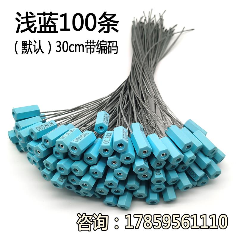 钢丝铅封一次性防盗封铅物流货柜车封条集装箱封签油罐车签封锁扣