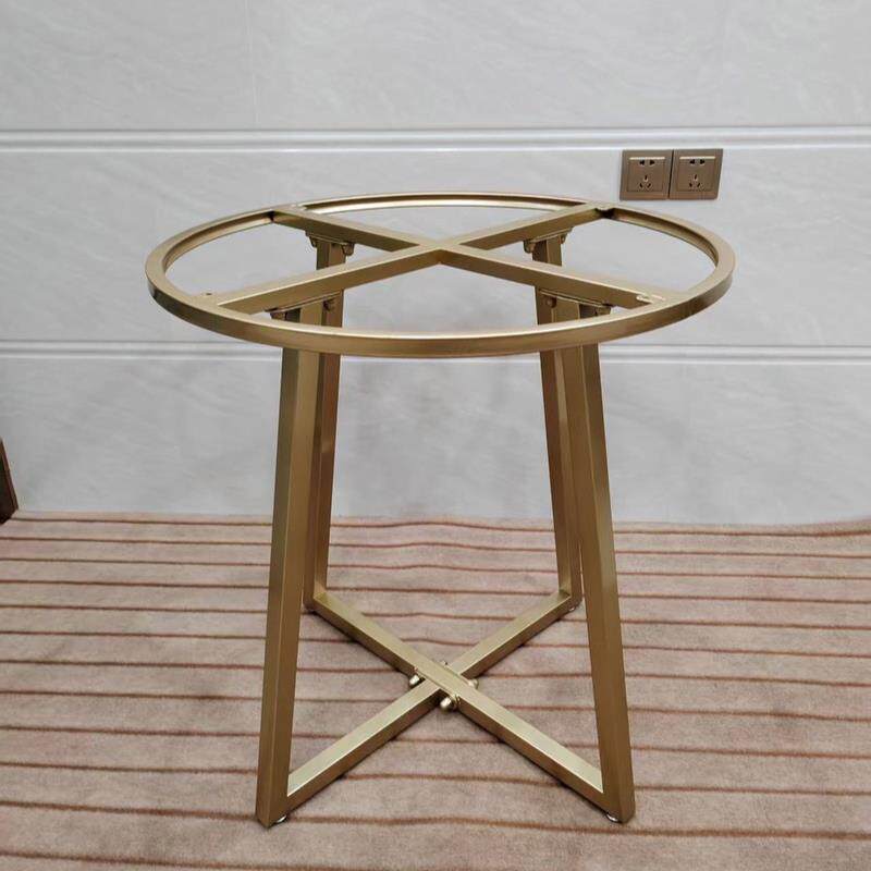 简约可定制桌子腿铁艺桌腿支架桌脚边几茶几脚支撑架圆桌餐桌底座