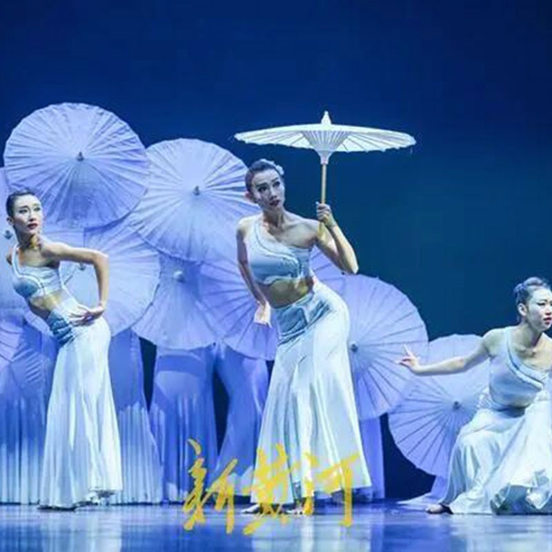 生命的摇篮舞蹈服儿童女民族舞演出服古典舞服装成人傣族伞表演服