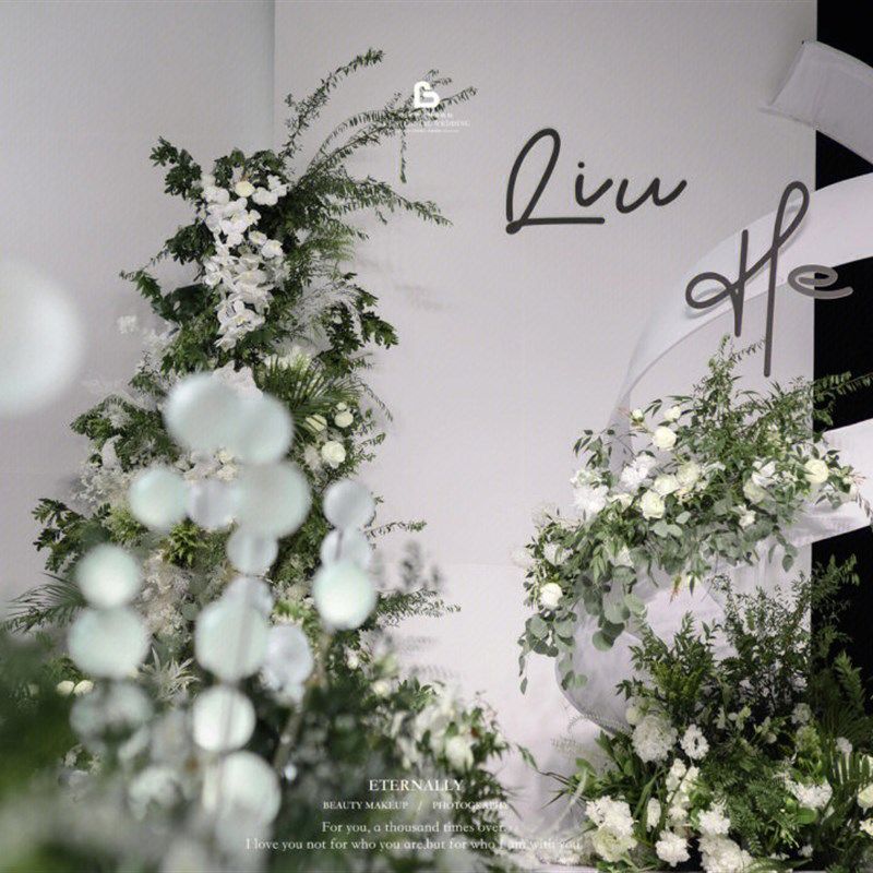 高级感白色极简结婚礼背景板小众草坪KT板背景墙定制花艺装饰布置,节庆用品/礼品,装扮布置套餐,淘宝优惠券,粉丝福利购,淘宝优惠卷