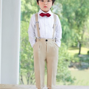 男童西装套装春秋抱婴袋裤长袖儿童主持人花童婚礼小男孩礼服演出