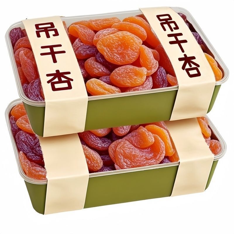 新疆吊干杏自然晾晒酸甜果干小白杏干休闲零食风干特产小吃小零食