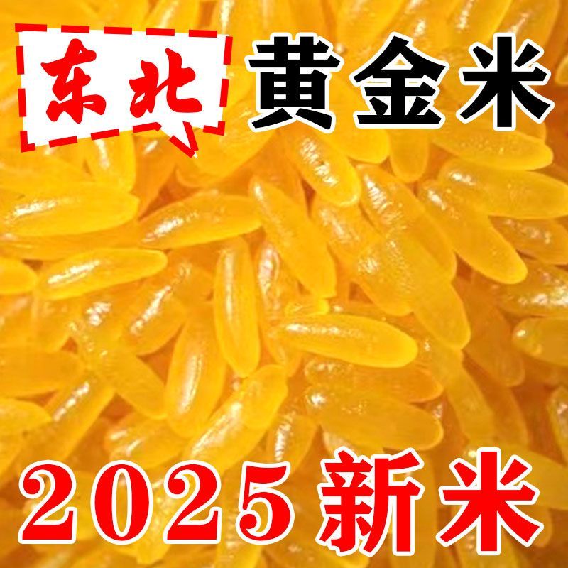 黑龙江黄金米大米东北特产1斤2斤3斤玉米无胚芽杂粮粗粮主食新米