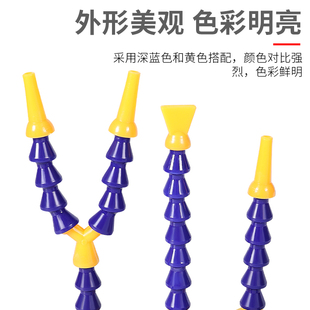 吹气喷嘴水管喷头磁座铁气管万向可调喷水竹节管吹气嘴塑料冷却管