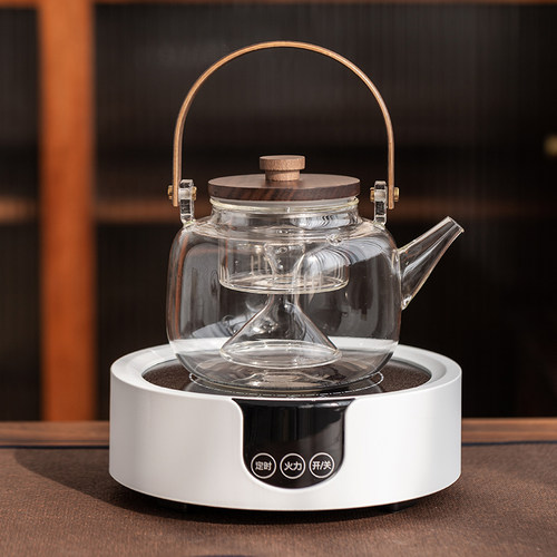 玻璃茶壶蒸e茶壶中式电陶炉煮茶器简约家用小型茶炉静音养生花茶