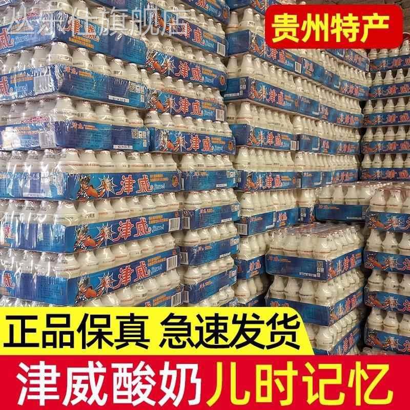 贵州津威酸奶乳酸菌饮料正品精威小瓶儿童饮品整箱特产95ml*40瓶