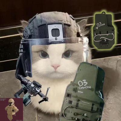 深蓝盾牌三角洲行动深蓝威龙c4同款周边模型手办玩具六套挂件摆件