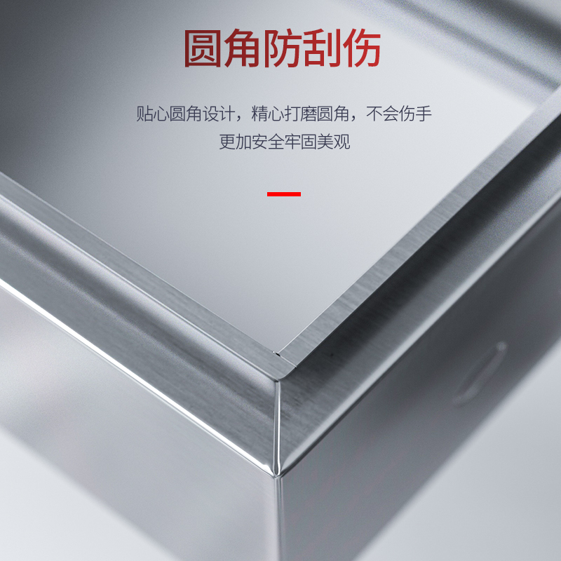 户外明装304不锈钢配电箱201 室外防水布线控制箱60*50*40*30*20