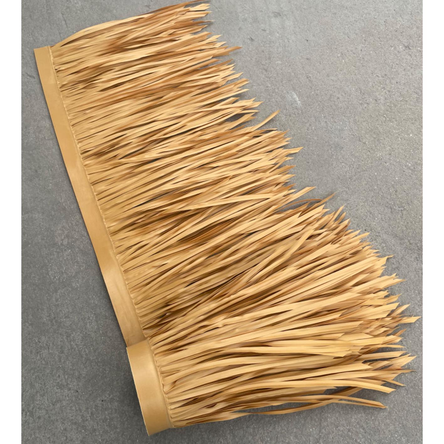 仿真茅草屋顶景区装饰假稻草农家乐塑料茅草瓦人造假毛草别墅民