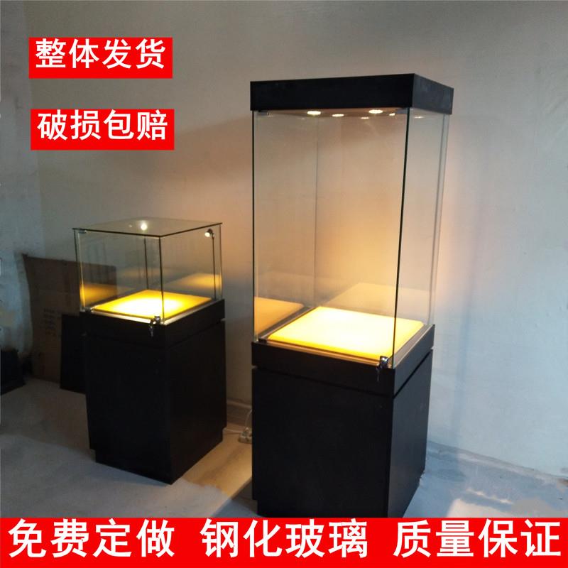 玻璃展示柜古董瓷器奇石雕像柜展览柜展台博物馆文物展柜珠宝柜台图片
