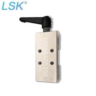 手动导轨钳制器光轴卡钳夹具锁固定滑块锁器制动器限位块台湾LSK