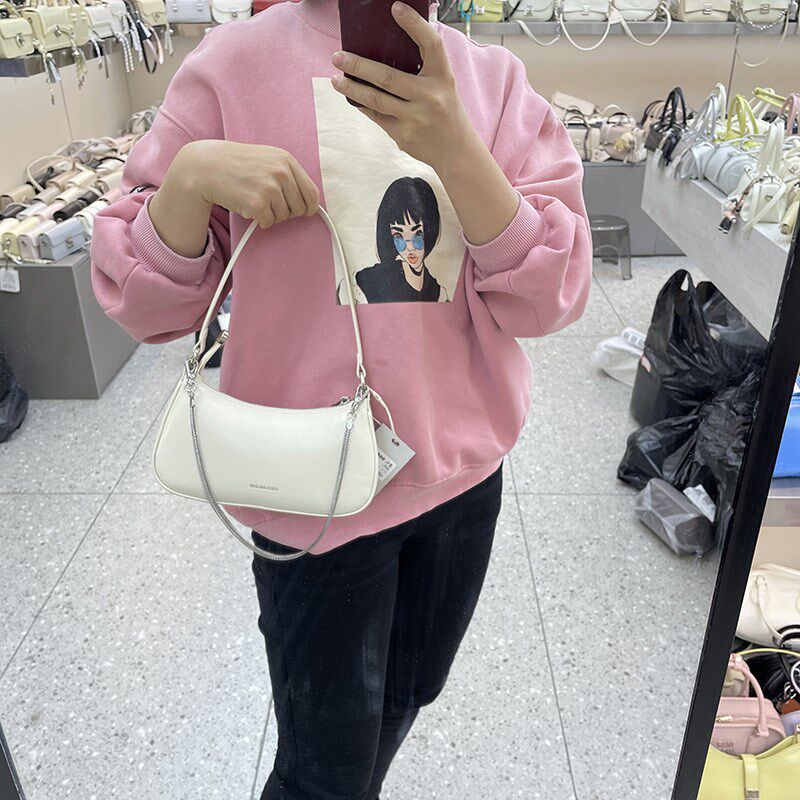 小清新链条d潮流时尚手提女包2025新款洋气潮流单肩斜挎小包