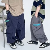 上新 帅气薄款 男童防蚊裤 新款 裤 2r025夏季 儿童工装 长裤