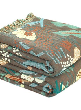 六层纱布毛巾被2022新款空调被夏凉被办公室毯子1T50X200cm