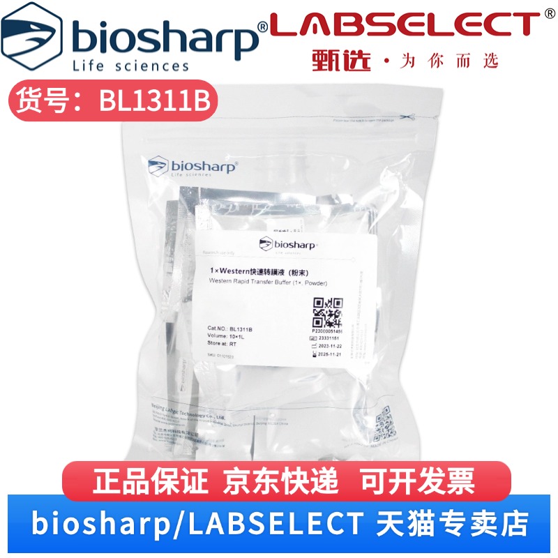 现货 1×Western快速转膜液(粉末) BL1311B 10×1L Biosharp/白鲨 科研实验