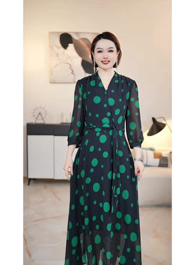 【撤柜清仓】P高端大码原创遮肉显瘦连衣裙 P2255