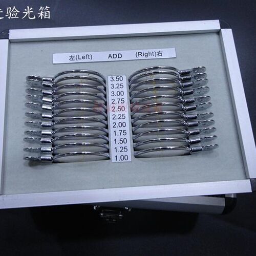 渐近多焦点镜片验配试戴x检查插片箱渐进多焦点试戴片
