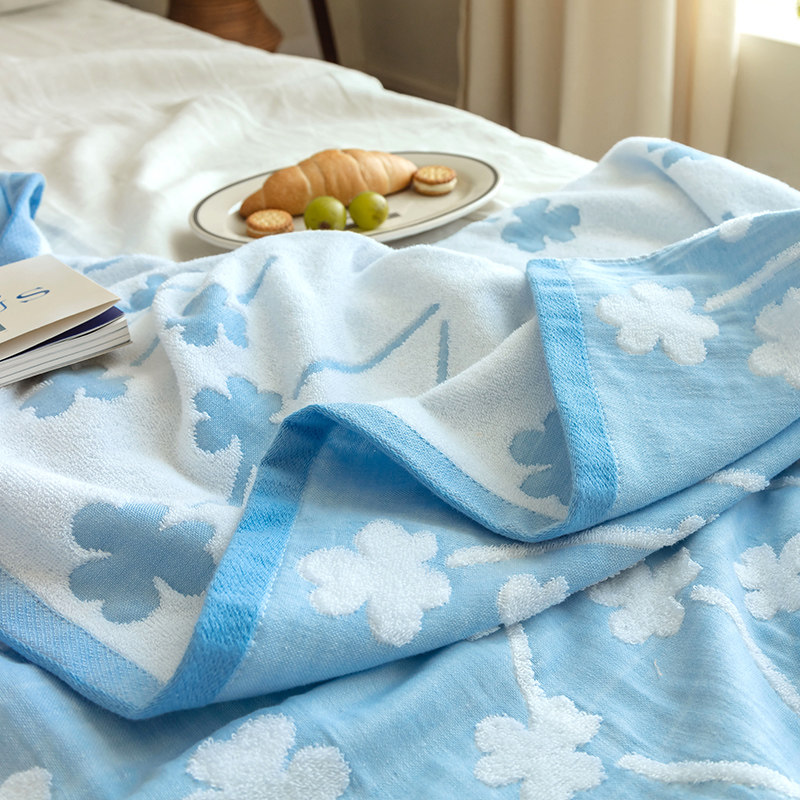 老式加厚a毛巾被纱布毛圈毛巾毯单双人全棉儿童空调毯夏凉被子