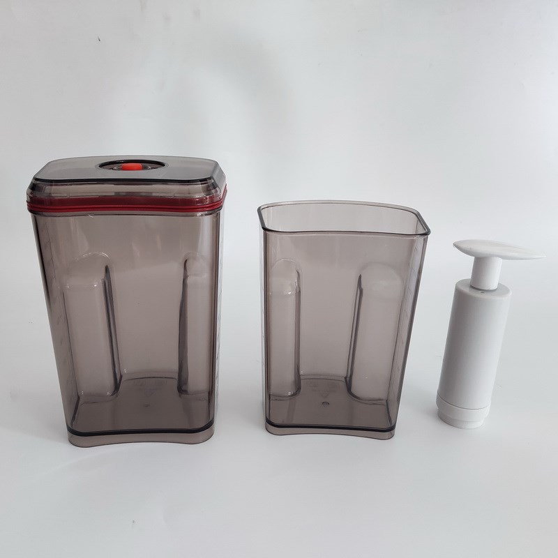 抽真空保鲜杯保鲜盒接汁杯接渣杯水C果饼干抽气密封罐果汁杯塑料