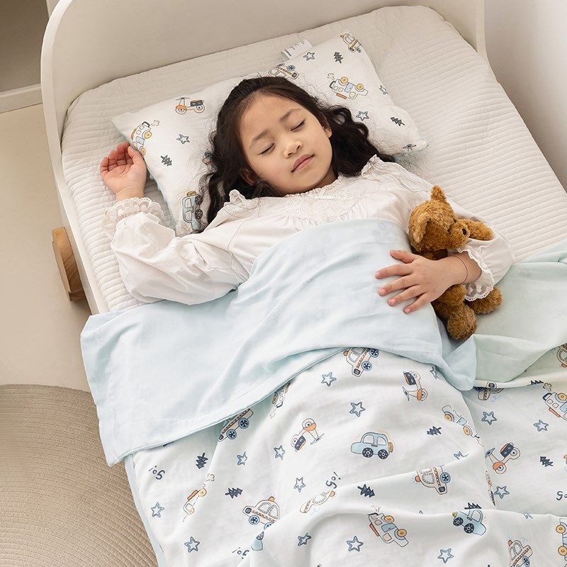 婴儿纱布盖毯毛巾被四层宝宝棉纱毯子空调P被儿童夏季薄小毯子,床上用品,休闲毯/毛毯/绒毯,淘宝优惠券,粉丝福利购,淘宝优惠卷