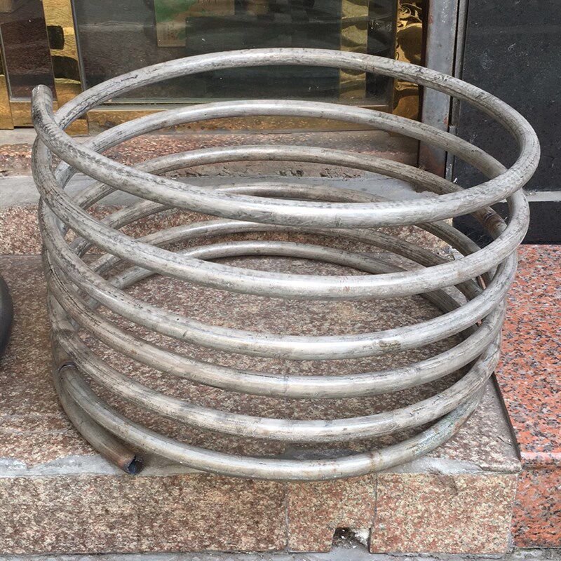 定做t碳钢半圆盘管盘管弯管加B工 U型弯头翅片冷却管,半圆盘
