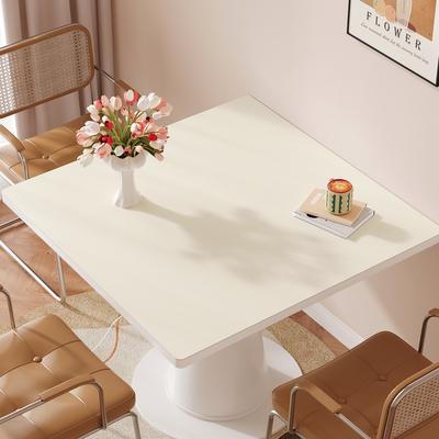 纯色皮革正方形桌垫方桌桌布免洗防油防水麻将八仙桌餐桌茶几垫子