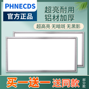 集成吊顶lced灯300x600厨房卫生间铝扣板嵌入式30x30x60吸顶平板