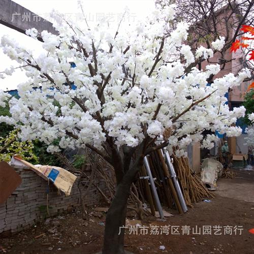 厂家供应仿真樱花树造型植物商场广场节日室内外绿化树木家居装饰