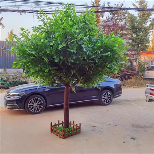 仿真榕树假树仿真大型植物酒店商场婚道具许愿树景观树橱窗装饰