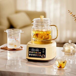 斗禾全玻璃恒温养生壶家用多功能办公室小型煮茶电热水壶2025新款