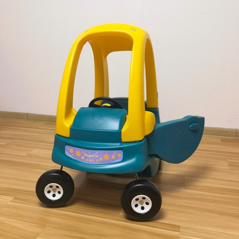 儿童小房车四轮可坐人宝宝踏行滑行车游乐场幼儿园玩具学步卡通车,玩具/童车/益智/积木/模型,踏行车/滑行学步车,淘宝优惠券,粉丝福利购,淘宝优惠卷