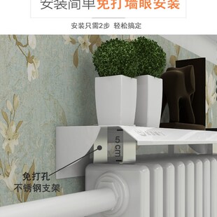 饰遮挡防尘置物架暖气片罩免打孔 鑫春防熏墙暖气罩家用护墙隔板装
