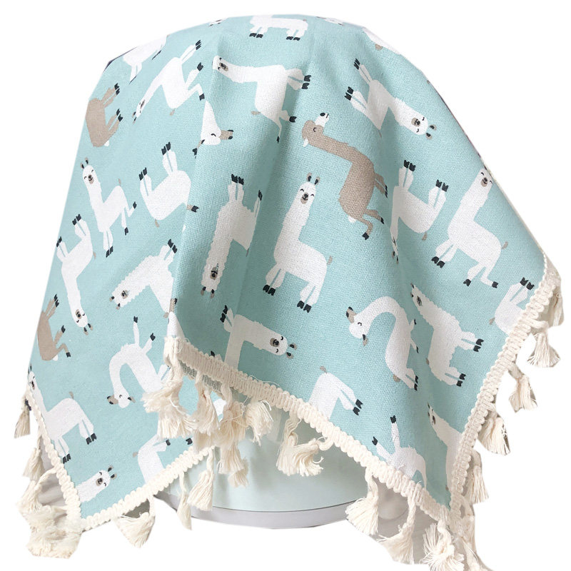 空调炸锅防尘罩厨房小电器锅具盖巾布简约卡通多用巾万能盖巾桌布