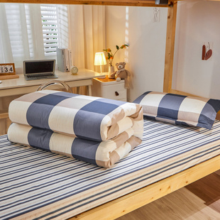 大学生宿舍单人床三件套床上用品床单被套被子全套四件套一整套六