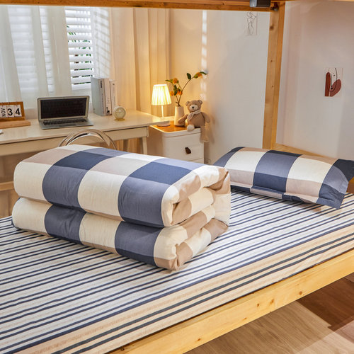 大学生宿舍单人床三件套床上用品床单被套被子全套四件套一整套六