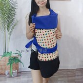 纯手工瓜子花婴儿背带前后两用透气简易前抱式 轻便抱娃神器夏季