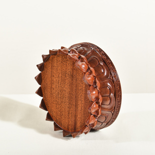 花梨木整雕莲花底座佛像菩萨琉璃灯观音如来弥勒佛宝座实木须弥座